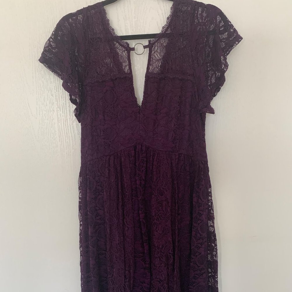 Purple Torrid Lace Dress